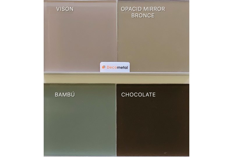 Vidrio Fumé Bronce 4mm